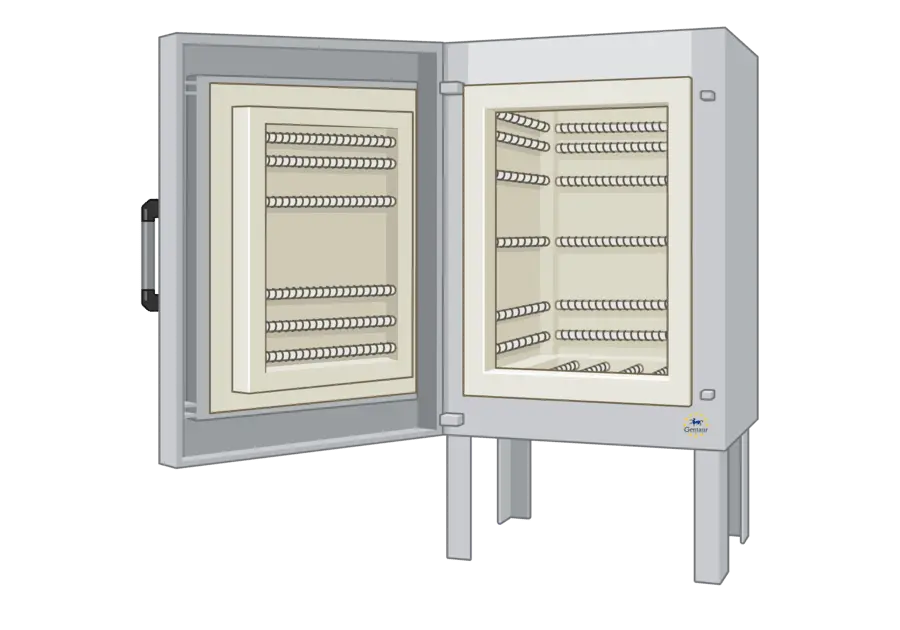 [FM-BC] High Temp Alumina Crucible Sample Holder Rectangular